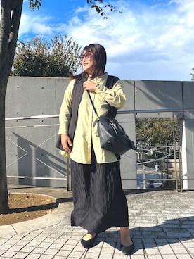 「PRADA（プラダ）のアイテム」を使った、nanさん（レディース・164cm）の秋コーディネート