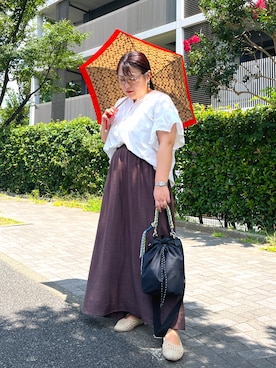 「Java（ジャバ）のアイテム」を使った、nanさん（レディース・164cm）の夏コーディネート