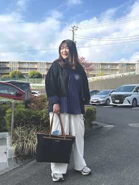 「COLE HAAN（コールハーン）のアイテム」を使った、nanさん（レディース・164cm）の春コーディネート