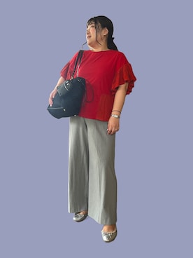 「PRADA（プラダ）のアイテム」を使った、nanさん（レディース・164cm）の夏コーディネート