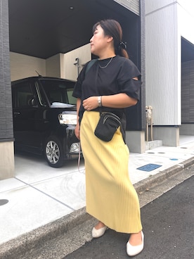 「coca（coca）（コカ）のアイテム」を使った、nanさん（レディース・164cm）の夏コーディネート