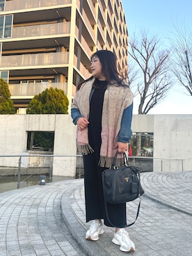 「PRADA（プラダ）のアイテム（バッグ）」を使った、nanさん（レディース・164cm）の春コーディネート