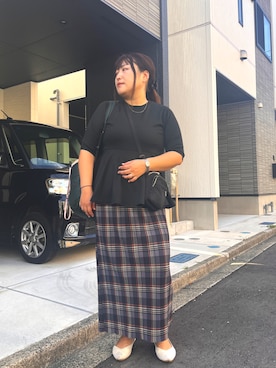 「coca（coca）（コカ）のアイテム」を使った、nanさん（レディース・164cm）の夏コーディネート