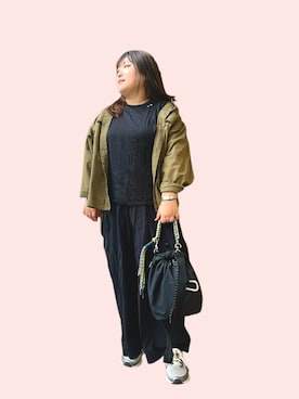 「アイテム（アナログ腕時計）」を使った、nanさん（レディース・164cm）の秋コーディネート