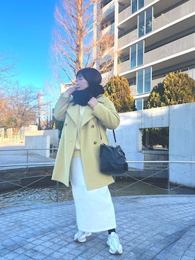 「PRADA（プラダ）のアイテム」を使った、nanさん（レディース・164cm）の冬コーディネート