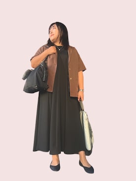 「PRADA（プラダ）のアイテム」を使った、nanさん（レディース・164cm）の秋コーディネート