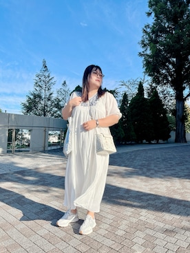 「アイテム（クラッチバッグ）」を使った、nanさん（レディース・164cm）の秋コーディネート