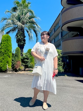 「アイテム（腕時計）」を使った、nanさん（レディース・164cm）の夏コーディネート
