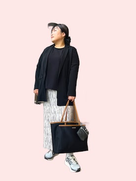 「アイテム（その他アウター）」を使った、nanさん（レディース・164cm）の秋コーディネート