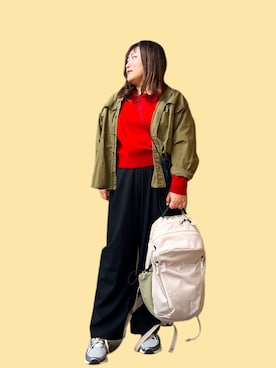 「AMERICAN HOLIC（アメリカンホリック）のアイテム」を使った、nanさん（レディース・164cm）の秋コーディネート