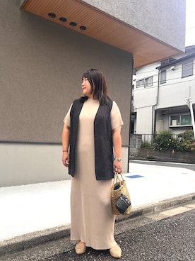 「wee9s（ウィークス）のアイテム」を使った、nanさん（レディース・164cm）の秋コーディネート