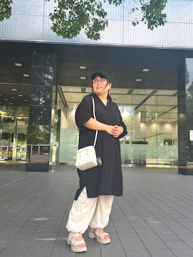 「CARVING TRIBES（カービングトライブス）のアイテム」を使った、nanさん（レディース・164cm）の夏コーディネート