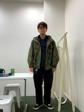 「WACKO MARIA（ワコマリア）のアイテム」を使った、土佐兄弟　兄　たくやさん（メンズ・182cm）の秋コーディネート