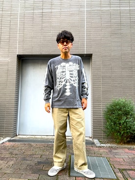 「アイテム（サングラス）」を使った、土佐兄弟　兄　たくやさん（メンズ・182cm・30代）の秋コーディネート