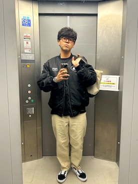 「BEDWIN & THE HEARTBREAKERS（ベドウィン アンド ザ ハートブレイカーズ）のアイテム」を使った、土佐兄弟　兄　たくやさん（メンズ・182cm）の春コーディネート