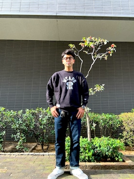 「アイテム（腕時計）」を使った、土佐兄弟　兄　たくやさん（メンズ・182cm）の秋コーディネート