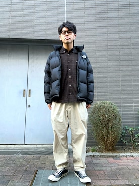 土佐兄弟　兄　たくやさん（メンズ・182cm）の冬コーディネート