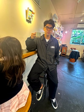 土佐兄弟　兄　たくやさん（メンズ・182cm・30代）の秋コーディネート