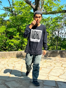 土佐兄弟 兄 たくやさん(メンズ・182cm)の春コーディネート
