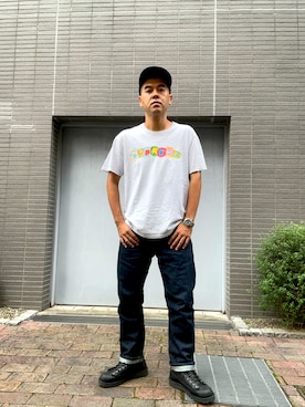 「アイテム（ブーツ）」を使った、土佐兄弟　兄　たくやさん（メンズ・182cm・30代）の秋コーディネート