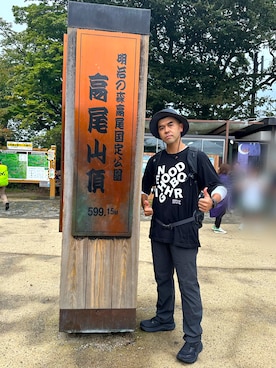 「アイテム（バッグ）」を使った、土佐兄弟　兄　たくやさん（メンズ・182cm・30代）の秋コーディネート