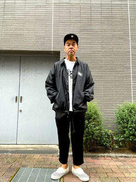「アイテム（ジャケット/アウター）」を使った、土佐兄弟　兄　たくやさん（メンズ・182cm・30代）の秋コーディネート