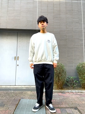 「HIDE AND SEEK（ハイドアンドシーク）のアイテム」を使った、土佐兄弟　兄　たくやさん（メンズ・182cm）の冬コーディネート