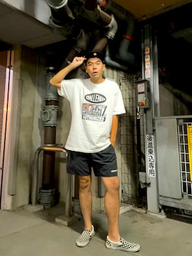 「challenger」｜土佐兄弟　兄　たくやさん（メンズ・182cm）の夏コーディネート