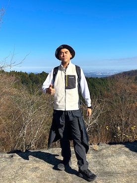 「アイテム（帽子）」を使った、土佐兄弟　兄　たくやさん（メンズ・182cm・30代）の秋コーディネート