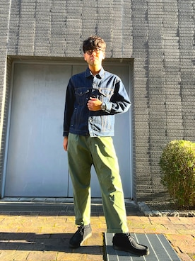 「GAP（ギャップ）のアイテム」を使った、土佐兄弟　兄　たくやさん（メンズ・182cm）の秋コーディネート