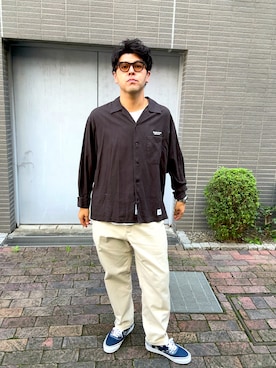 「Ray-Ban（レイバン）のアイテム」を使った、土佐兄弟　兄　たくやさん（メンズ・182cm）の春コーディネート