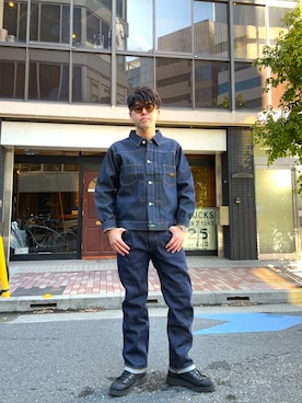 「Danner（ダナー）のアイテム」を使った、土佐兄弟　兄　たくやさん（メンズ・182cm）の冬コーディネート