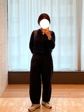 「アイテム（ピアス（両耳用））」を使った、mさん（レディース・156cm）の秋コーディネート