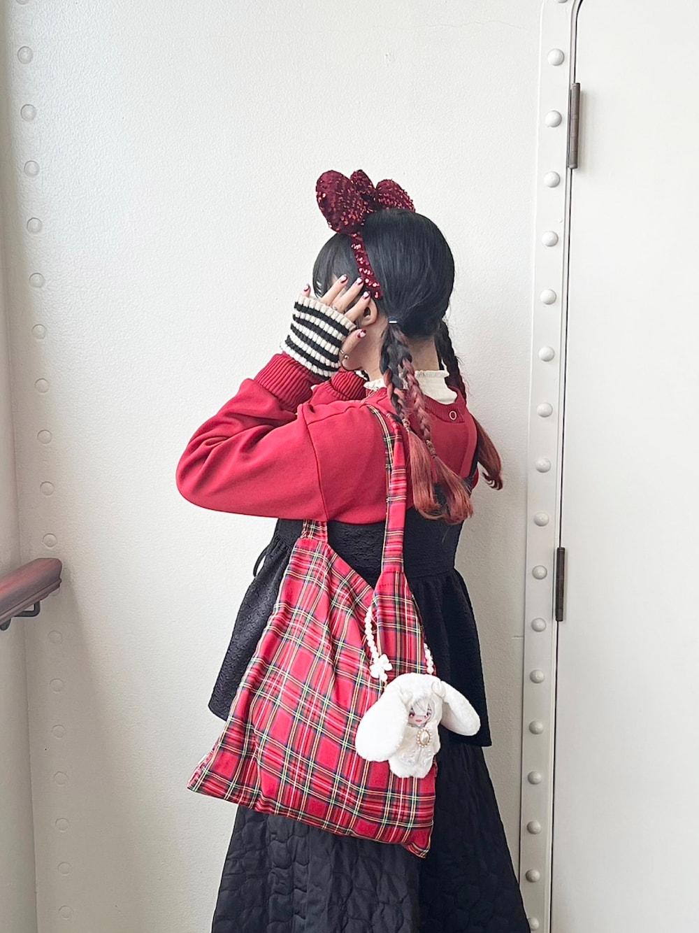 frunco（フランコ）の「タータンチェックバッグ（トートバッグ