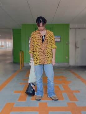 「アイテム（ブーツ）」を使った、HAYAさん（メンズ・160cm）の秋コーディネート