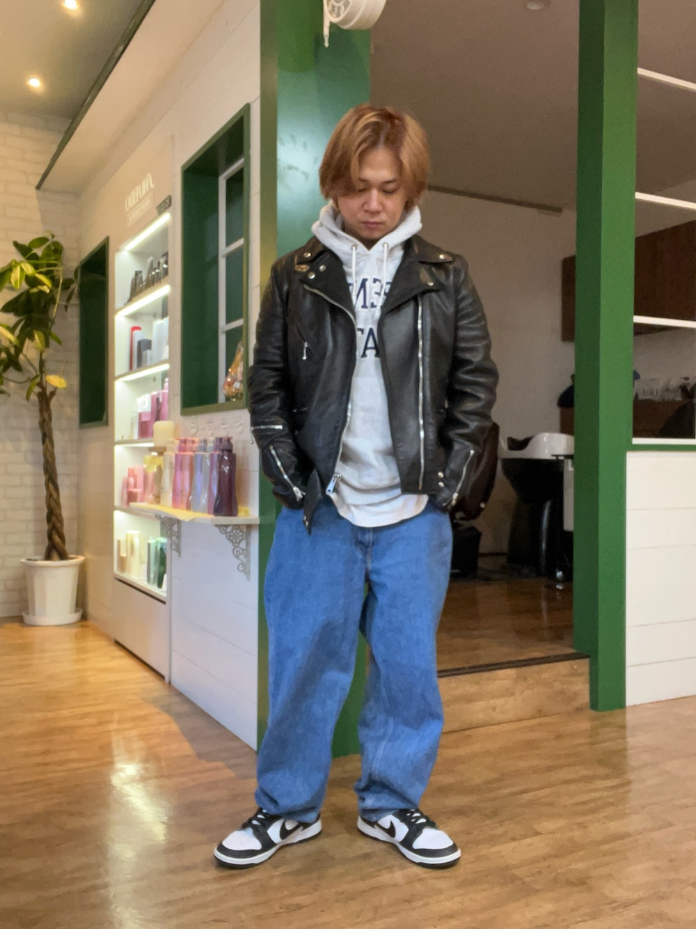 レザージャケットリバース｜ファッション 