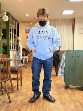 「アイテム（パーカー）」を使った、HAYAさん（メンズ・160cm・30代）の秋コーディネート