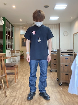 「CIPPY CRAZY HORSE（シピークレイジーホース）のアイテム」を使った、HAYAさん（メンズ・160cm）の春コーディネート