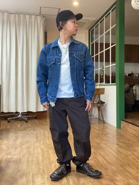 「JOURNAL STANDARD relume（ジャーナルスタンダード　レリューム）のアイテム（帽子）」を使った、HAYAさん（メンズ・160cm）の秋コーディネート