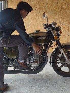 「Lee（リー）のアイテム（ジャケット/アウター）」を使った、kodai1080さん（メンズ・171cm）の春コーディネート