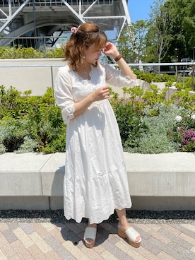 miho【骨格ストレート/イエベ春】さん（レディース・161cm）の夏コーディネート