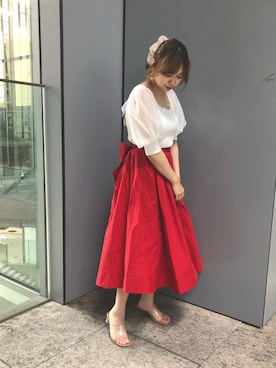 miho【骨格ストレート/イエベ春】さん（レディース・161cm）の夏コーディネート