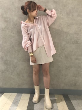 miho【骨格ストレート/イエベ春】さん(レディース・161cm)の秋コーディネート