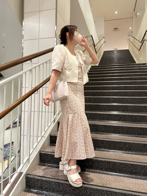 セール】インナーと羽織で着回せる。マーメイドキャミワンピース