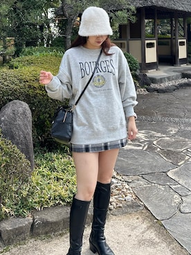 「紅葉コーデ」｜miho【骨格ストレート/イエベ春】さん（レディース・161cm）の冬コーディネート