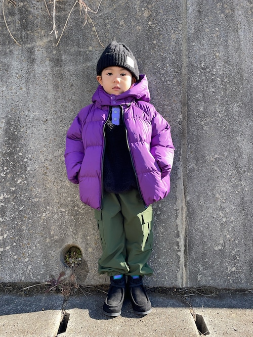 あったか防風 裏フリース ワイドカーゴパンツ（カーゴパンツ