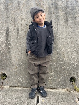 りつぼーさん（キッズ・100cm）の秋コーディネート
