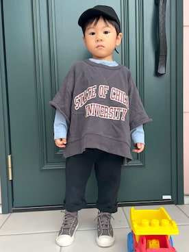 EASTBOY(イーストボーイ)のアイテムを使ったキッズ人気ファッション