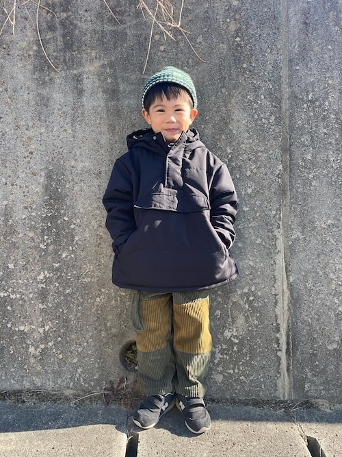 PAIRMANON STREET】中綿 パディング キルティング アノラック フーディ