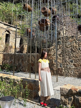 「NET（ネット）のアイテム」を使った、CHIUさん（レディース・155cm）の秋コーディネート